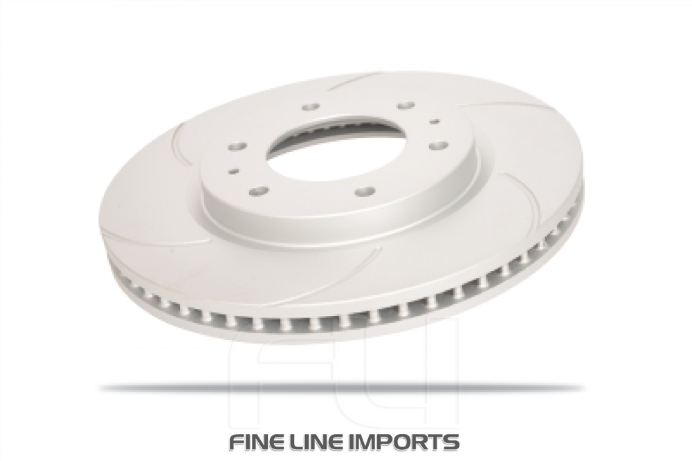 Pedders Slotted Geomet Coated Rotor (Pedders-6212234SGL)