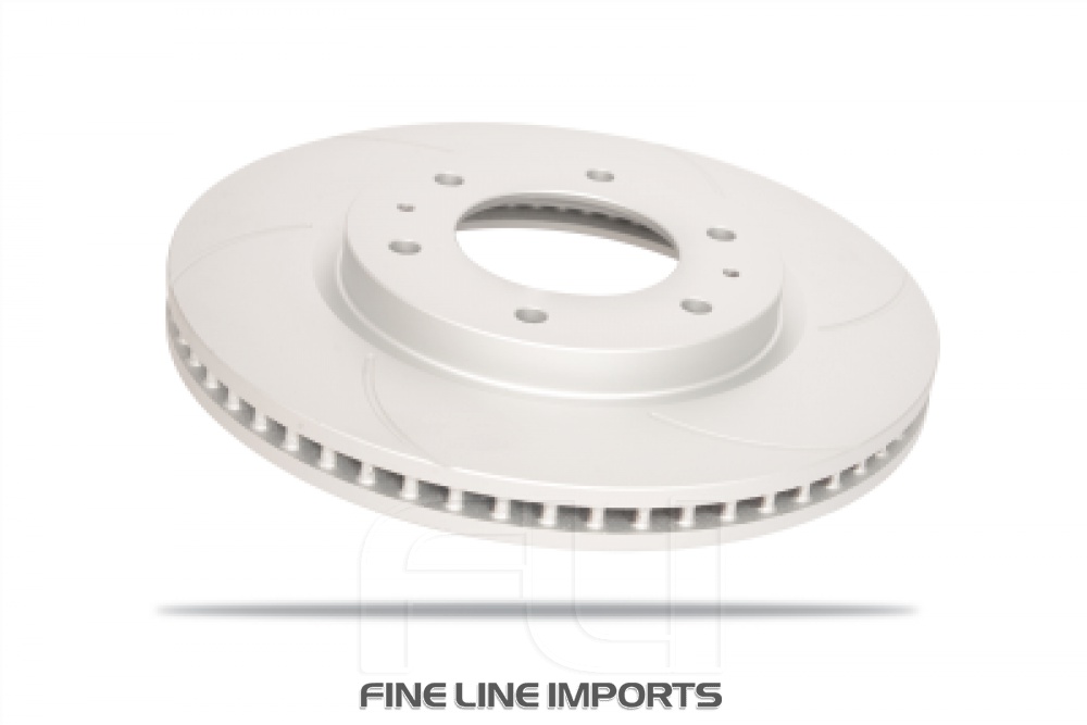 Pedders Slotted Geomet Coated Rotor (Pedders-6212234SGR)