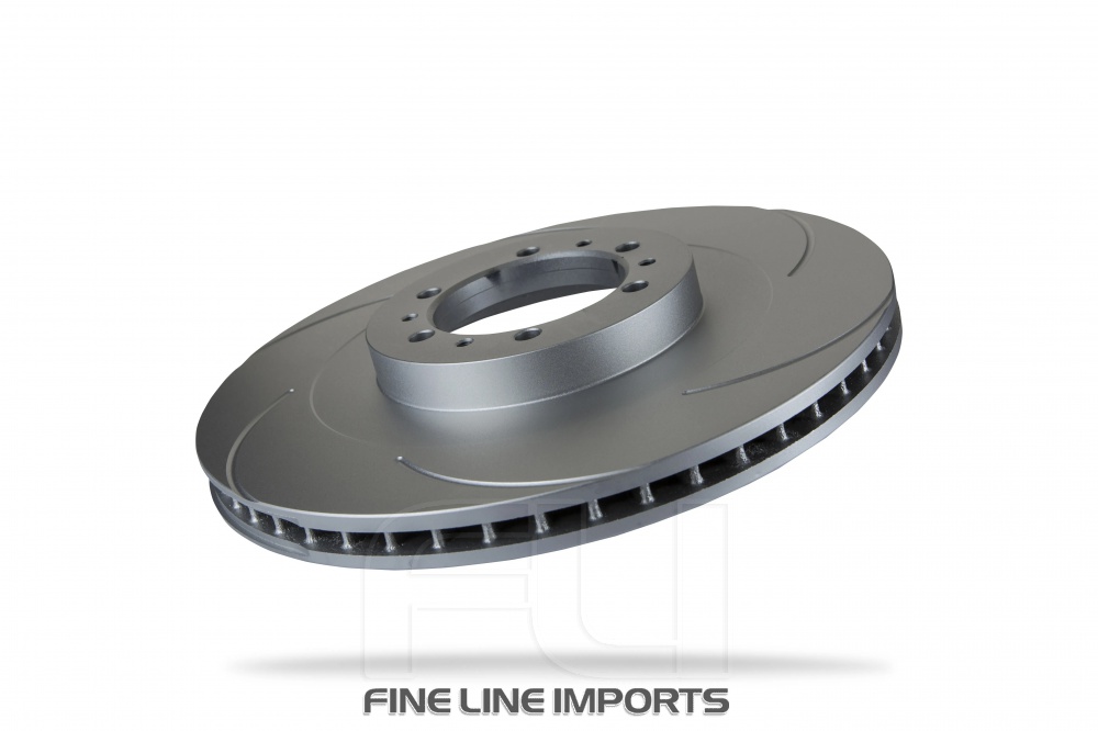 Pedders Slotted Geomet Coated Rotor (Pedders-6213050SGR)