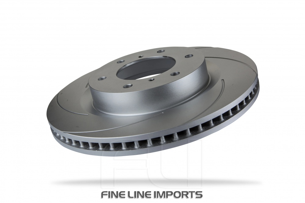 Pedders Slotted Geomet Coated Rotor (Pedders-6216070SGL)
