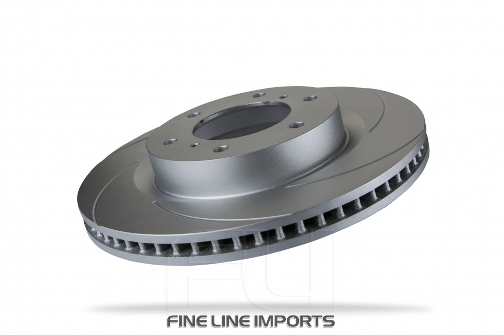 Pedders Slotted Geomet Coated Rotor (Pedders-6216070SGR)