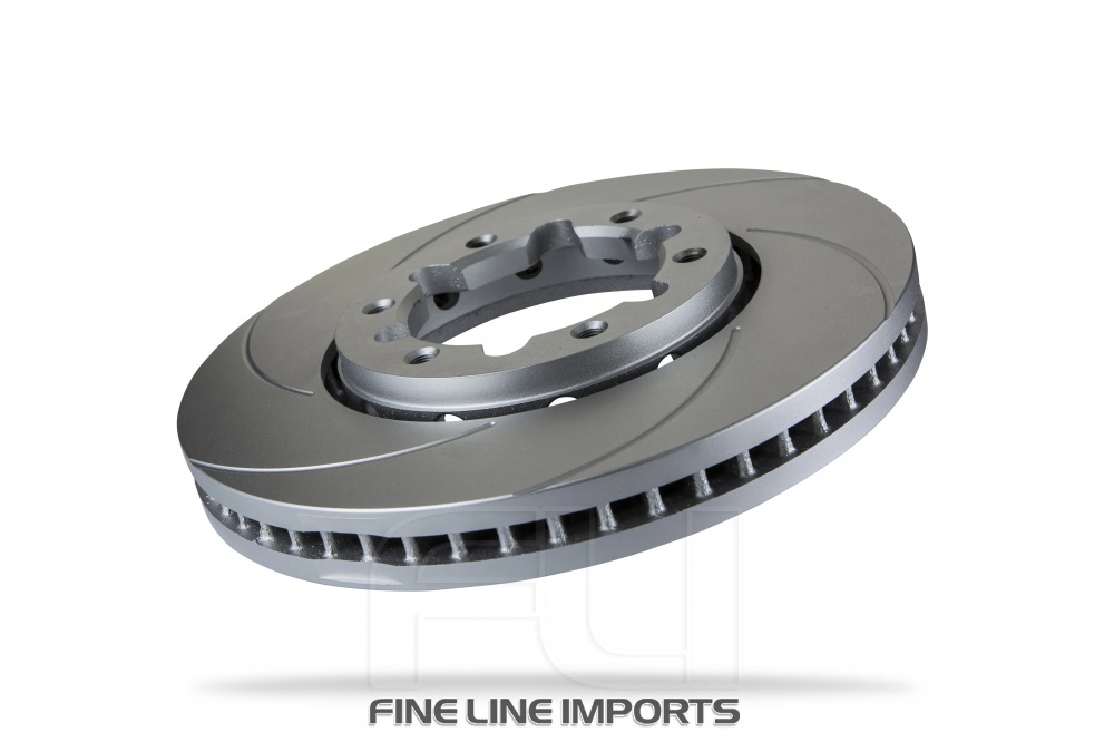 Pedders Slotted Geomet Coated Rotor (Pedders-6219120SGL)