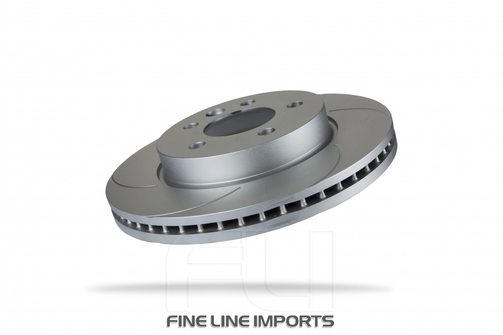 Pedders Slotted Geomet Coated Rotor (Pedders-6222110SGL)