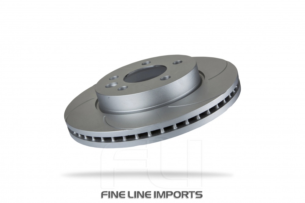 Pedders Slotted Geomet Coated Rotor (Pedders-6222110SGR)