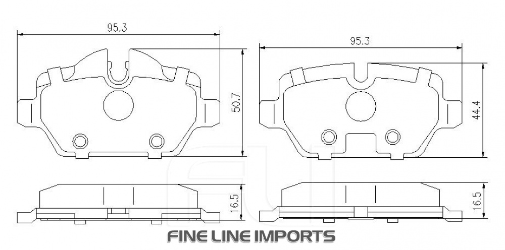 Pedders SportsRyder EURO Kevlar Ceramic Pads (Pedders-6720044E)