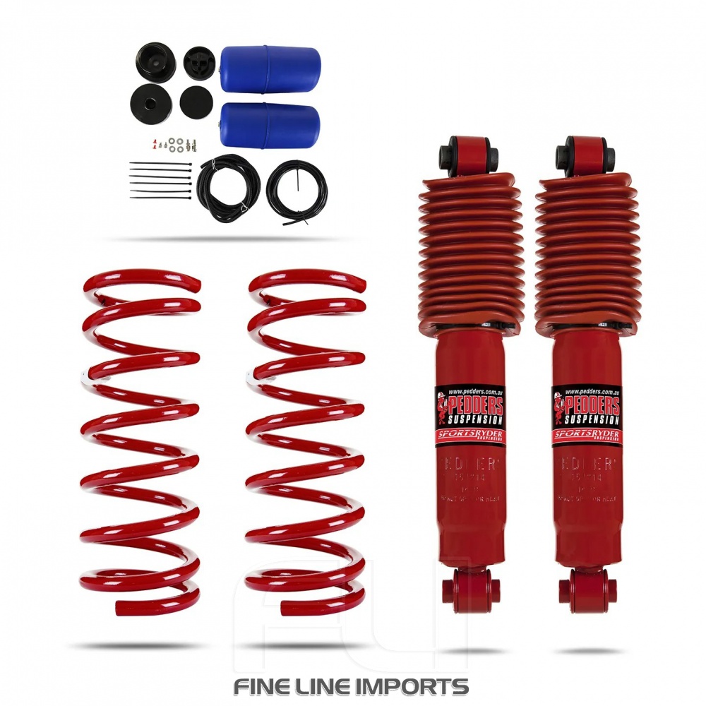 Pedders Towing Suspension Kit. With Supplementary Airbags. Nissan Pathfinder, R51 (Pedders-803133)