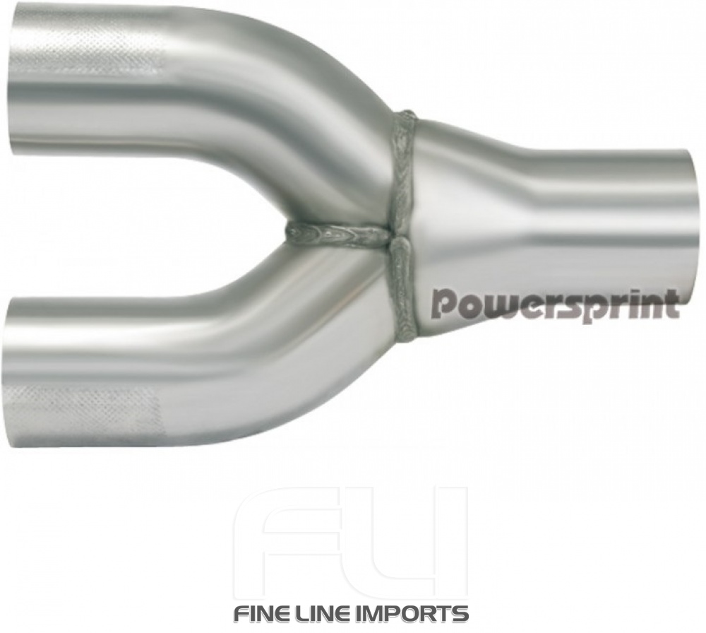 Powersprint Y-Pijp 1x50mm naar 2x50mm