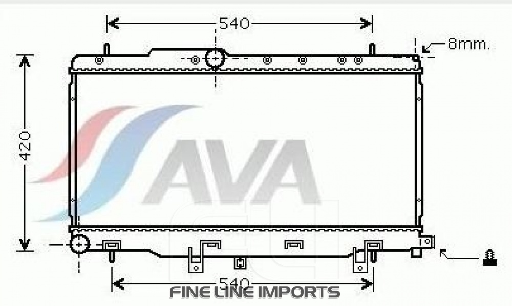 Radiateur Subaru WRX STI 2001-2005