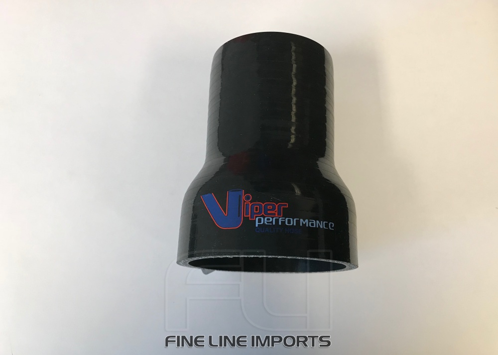 Rechte Reducer Polyester 13-8mm Zwart