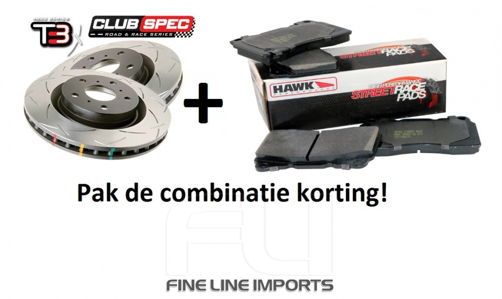 Rempakket straat/circuit Front STI 2001-2015 met HP+