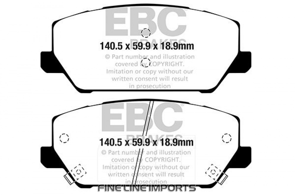 RPX Track and Race Brake Pads DP82343RPX