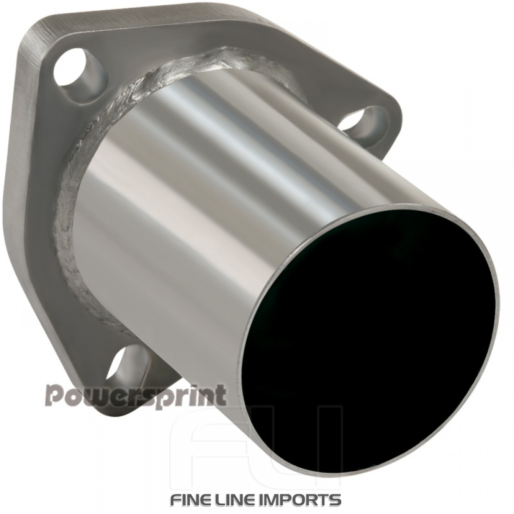 RVS 3-Gaats Flens met buis 48mm