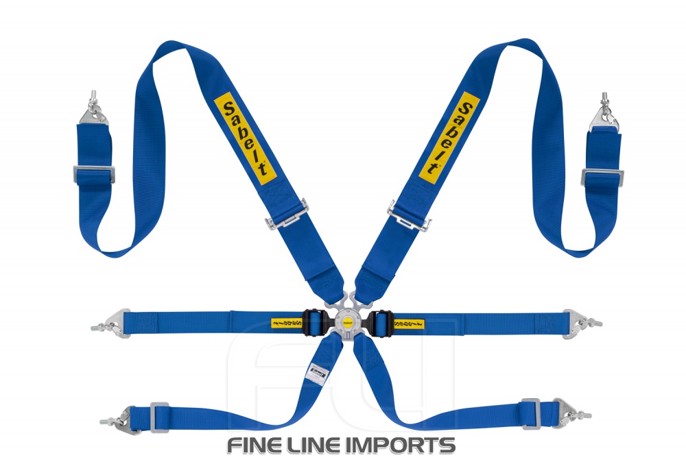 Sabelt Racegordel 6-punts Blauw