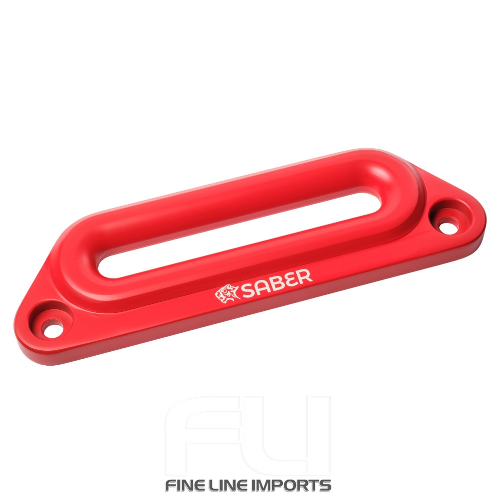 Saber 6061 Aluminium Offset Fairlead  Cerakote Red (SBR-OFLR)