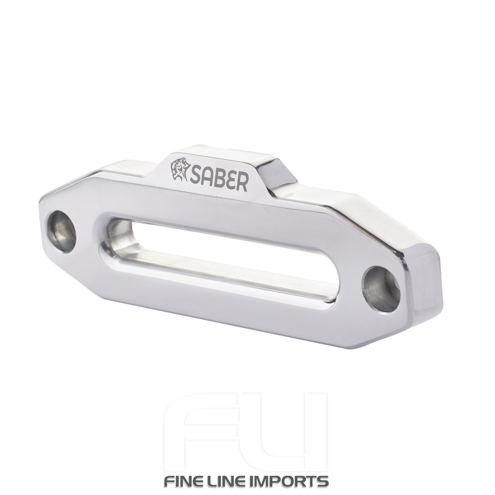 Saber Offroad Aluminium Standard Hawse Fairlead - Polished Alloy (SBR-FLP)
