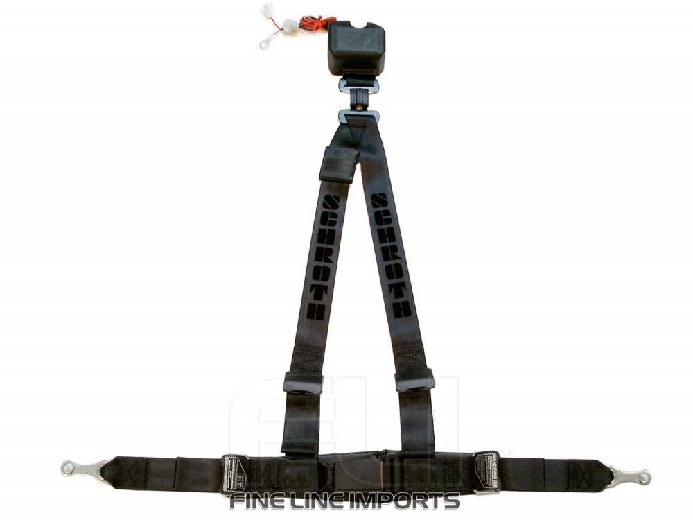 Schroth Racing Racegordel 3-punts Rechts Zwart