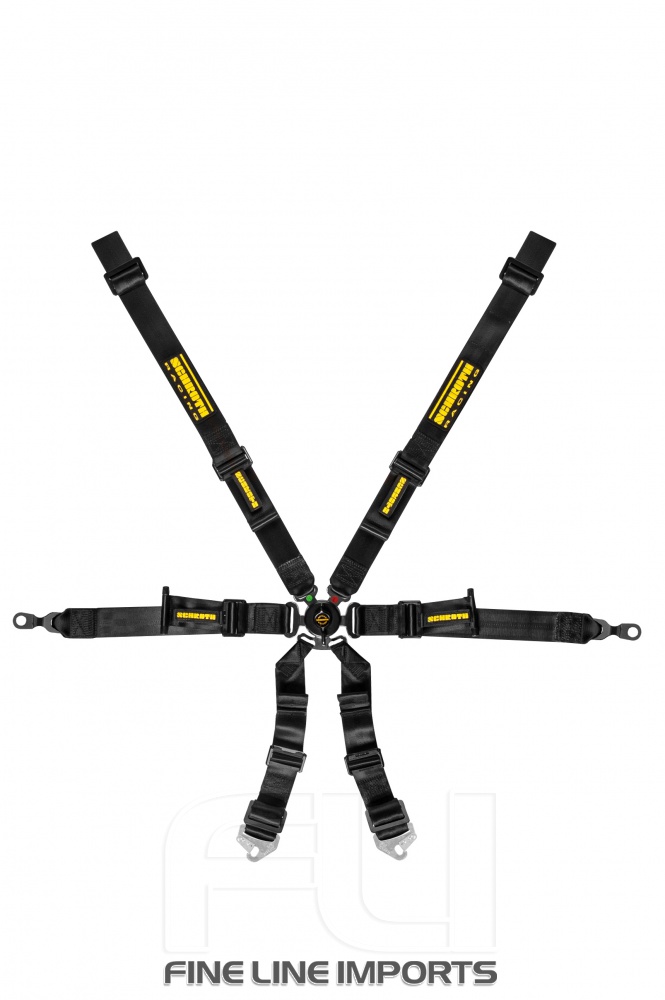 Schroth Racing Racegordel 6-punts Porsche 996/997 Zwart