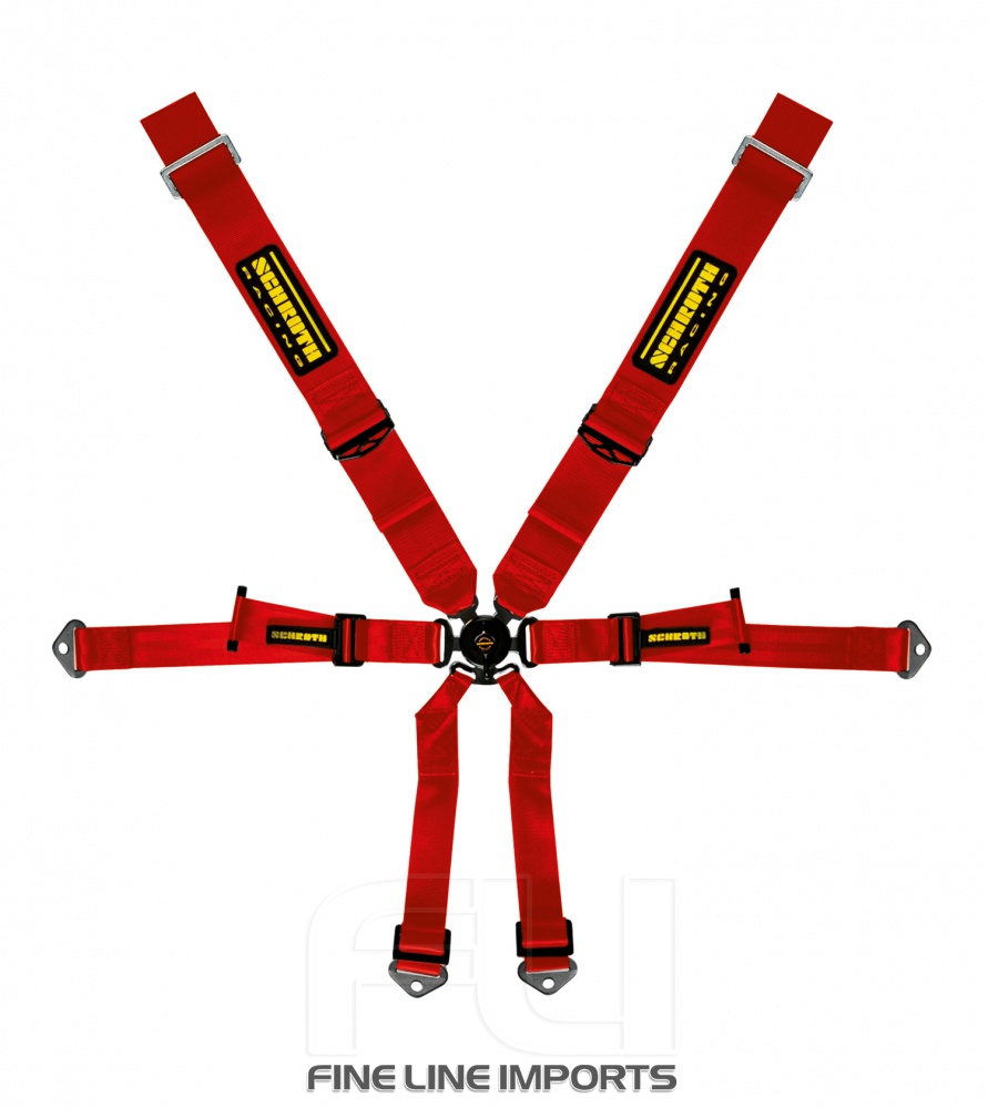 Schroth Racing Racegordel 6-punts Rood Porsche 991