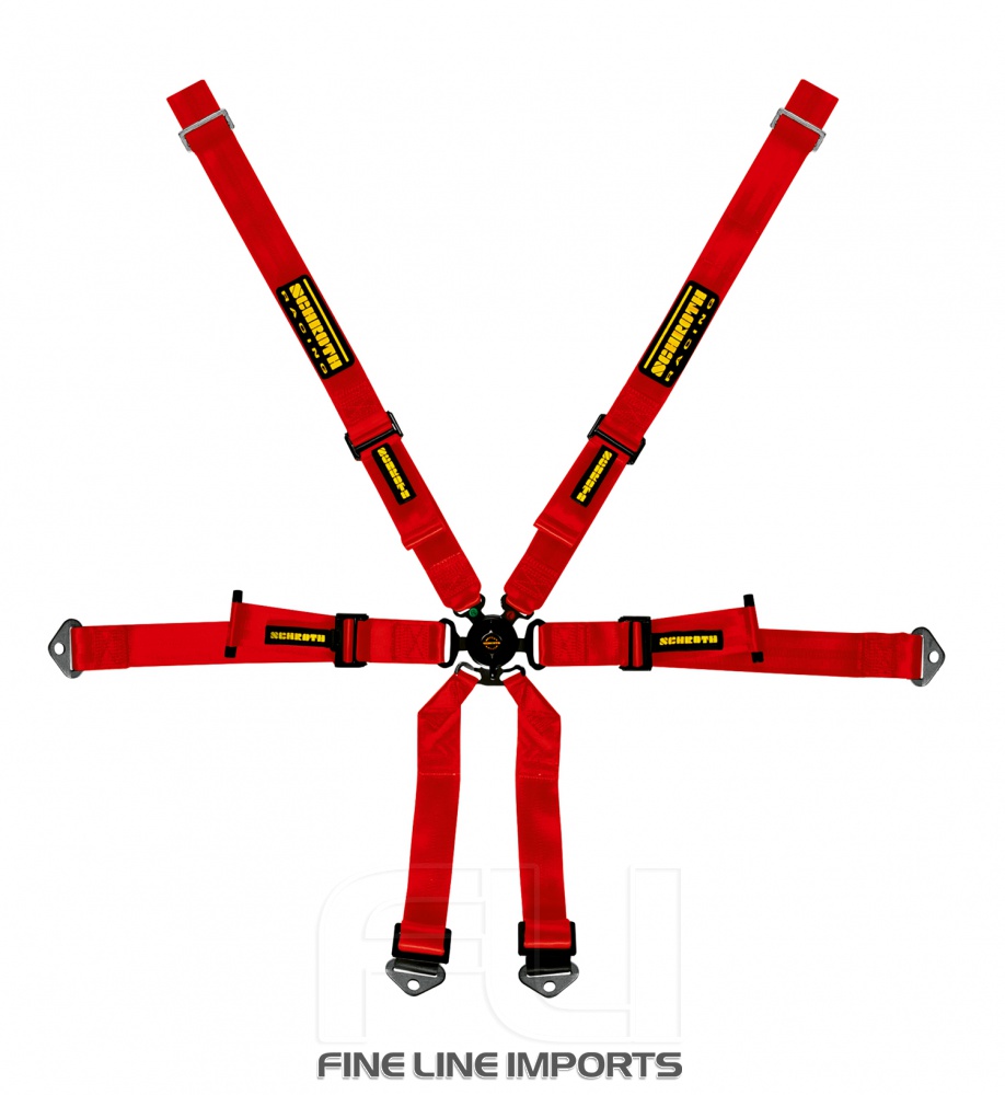 Schroth Racing Racegordel 6-punts Rood Porsche 991