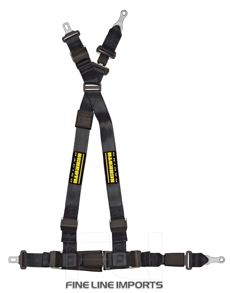 Schroth Racing Racegordel Quickfit VAG Links Zwart