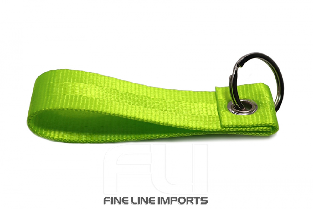 Seat belt strap keychain (Green)