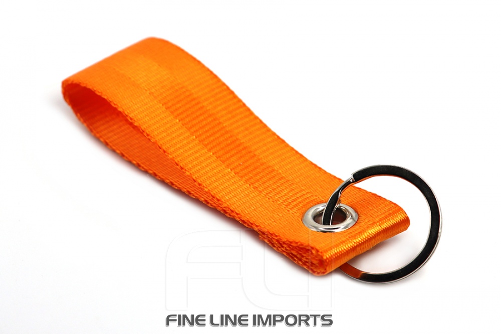 Seat belt strap keychain (Orange)