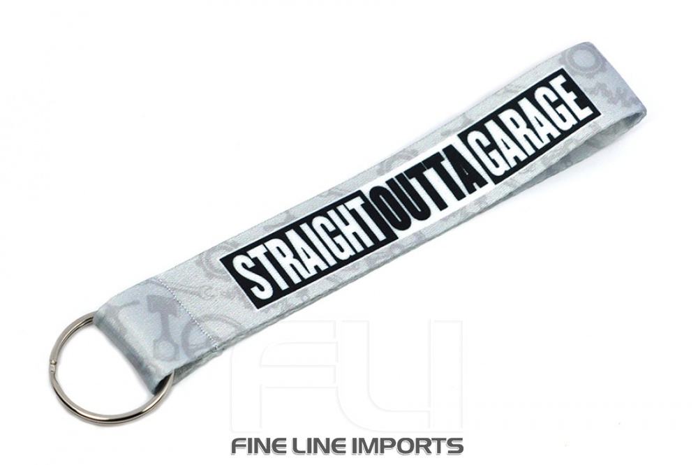 Short Lanyard - Straight Outta Garage - grey