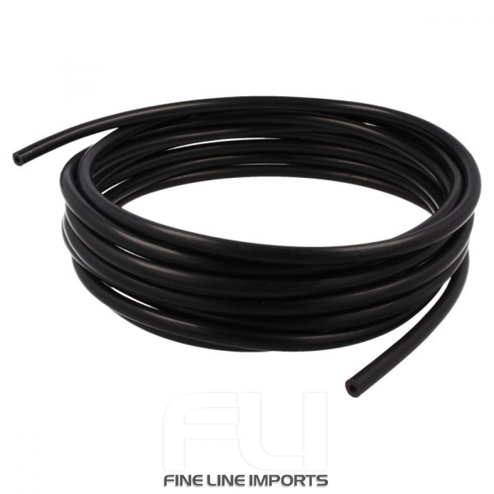 Silicone Vacuum Slang 4mm Zwart