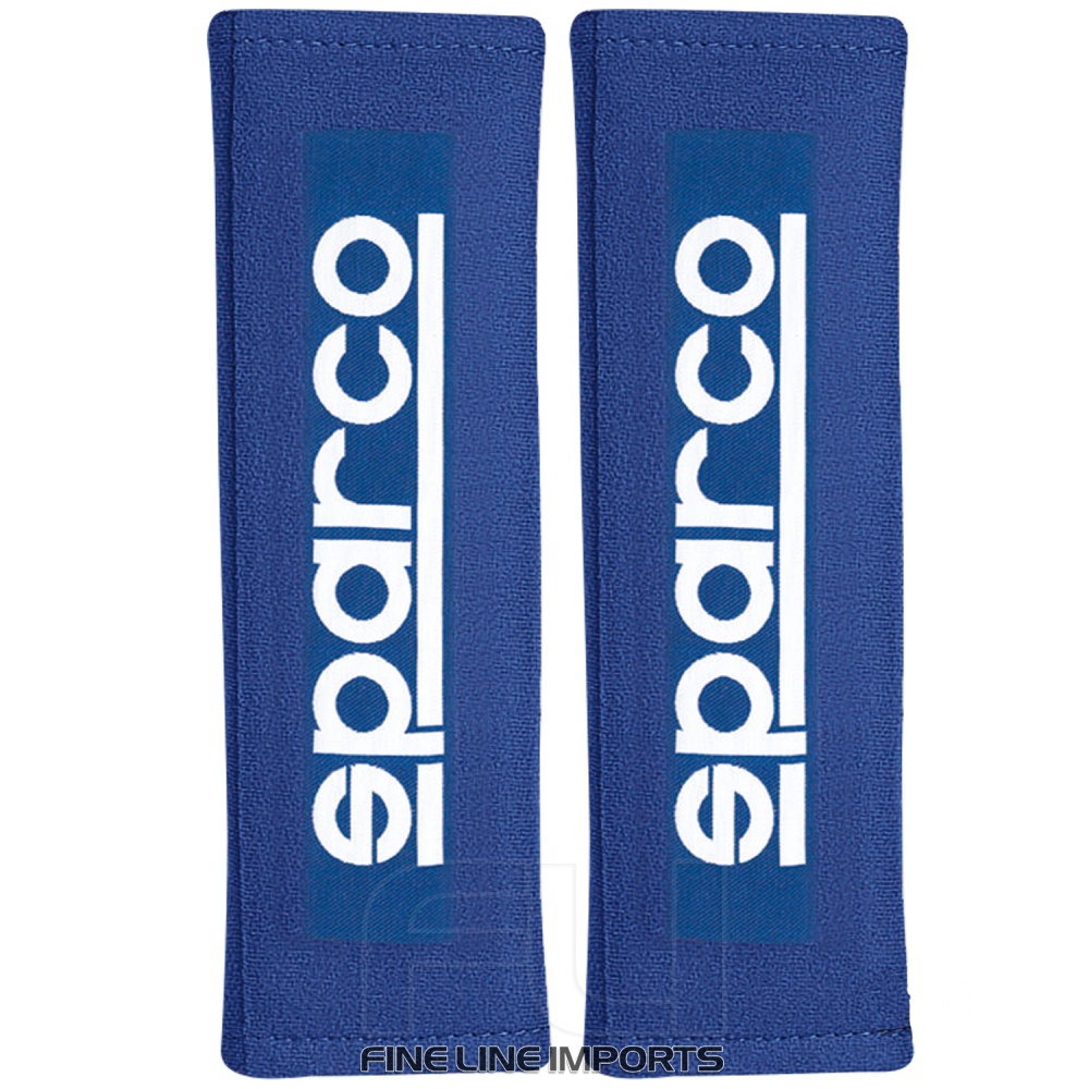 Sparco Gordelpads 3 Inch Blauw