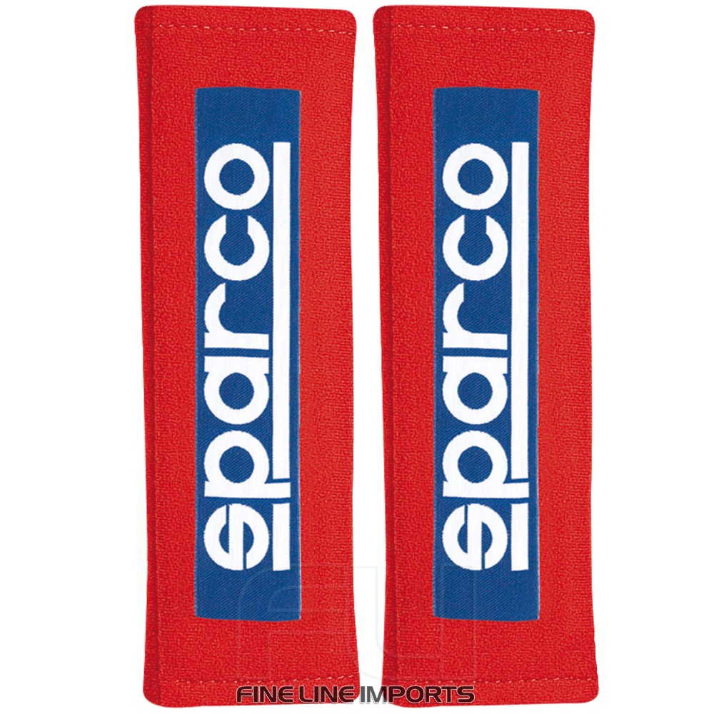 Sparco Gordelpads 3 Inch Rood