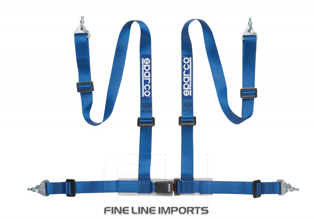 Sparco Racegordel Clubman 4-punts Blauw
