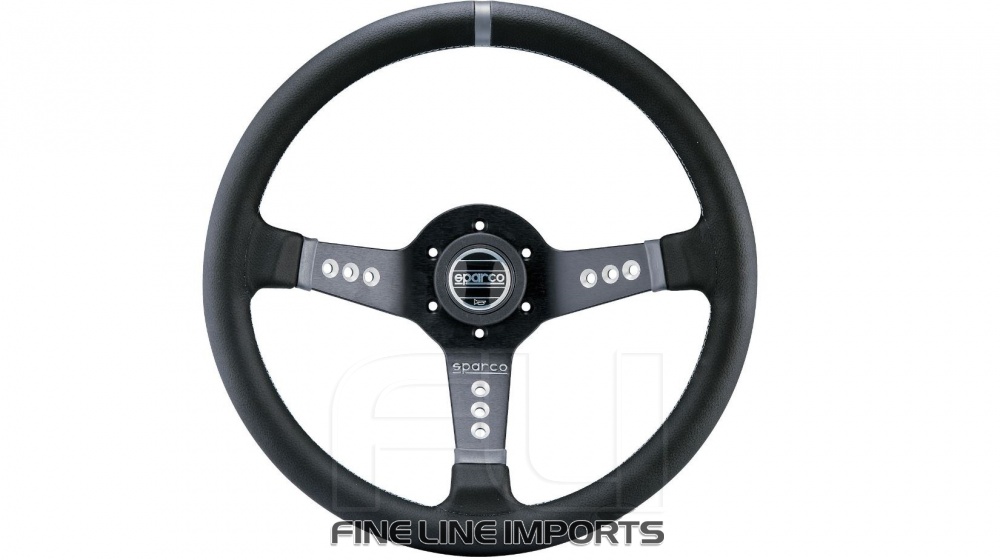 Sparco Sportstuur Piuma Leer-Zwarte stuurspaken