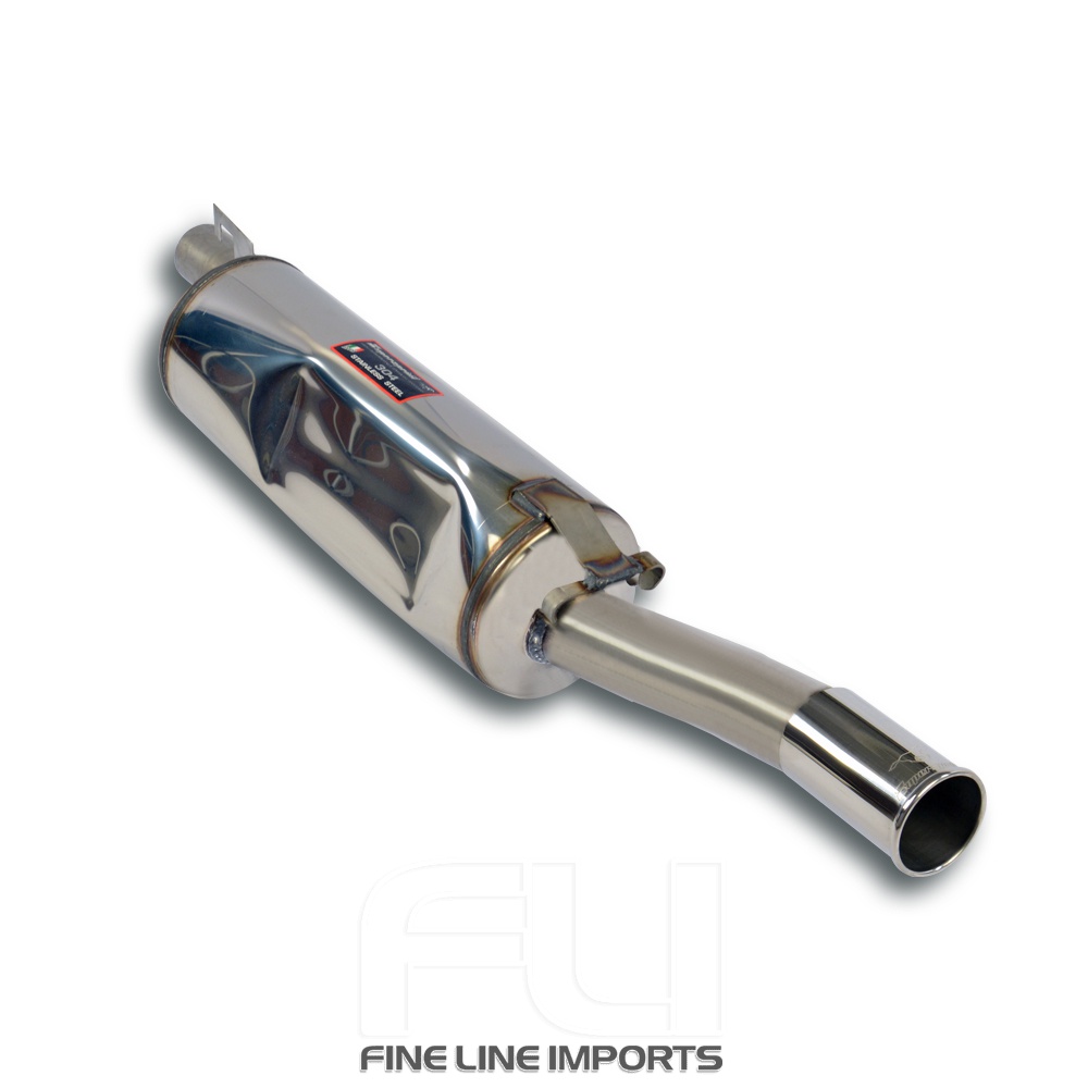 SS040554 - Supersprint Rear exhaust O70 100% Stainless steel(right side exit)