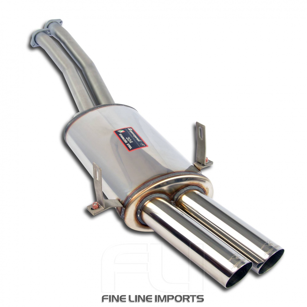 SS042806 - Supersprint Rear exhaust Racing OO70 100% Stainless Steel