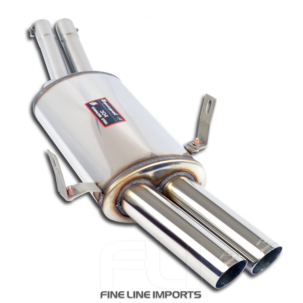 SS043406 - Supersprint Rear exhaust Racing OO70 100% Stainless Steel