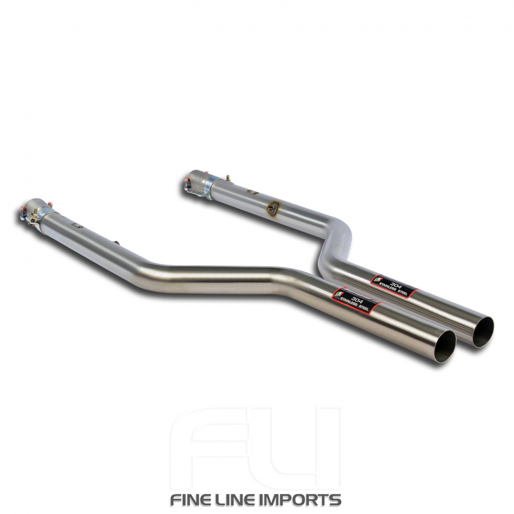 SS045312 - Supersprint Front pipes kit Right - Left(Replaces catalytic converter)