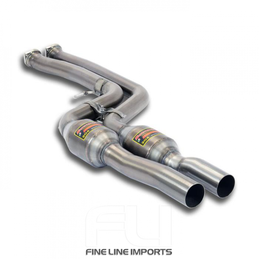 SS047932 - Supersprint Front exhaust with  Metallic catalytic converter Right + Left 100CPSI