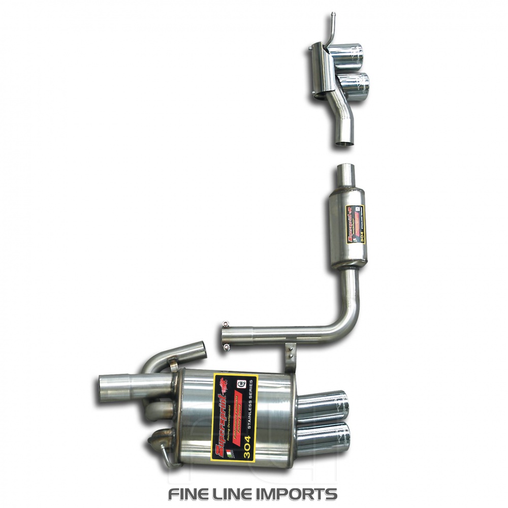 SS048636 - Supersprint Rear exhaust Power loop Right OO80 + Left OO80