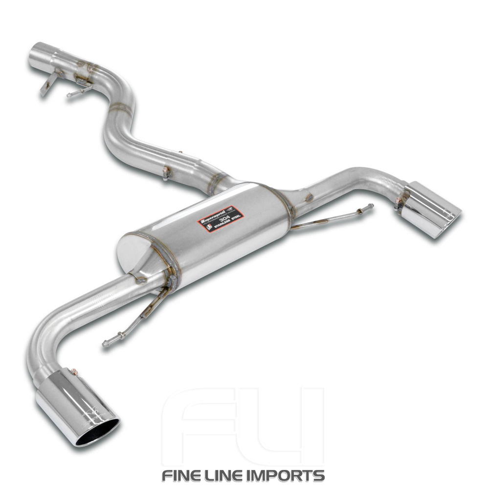 SS049224 - Supersprint Rear exhaust Racing Right O100 - Left O100
