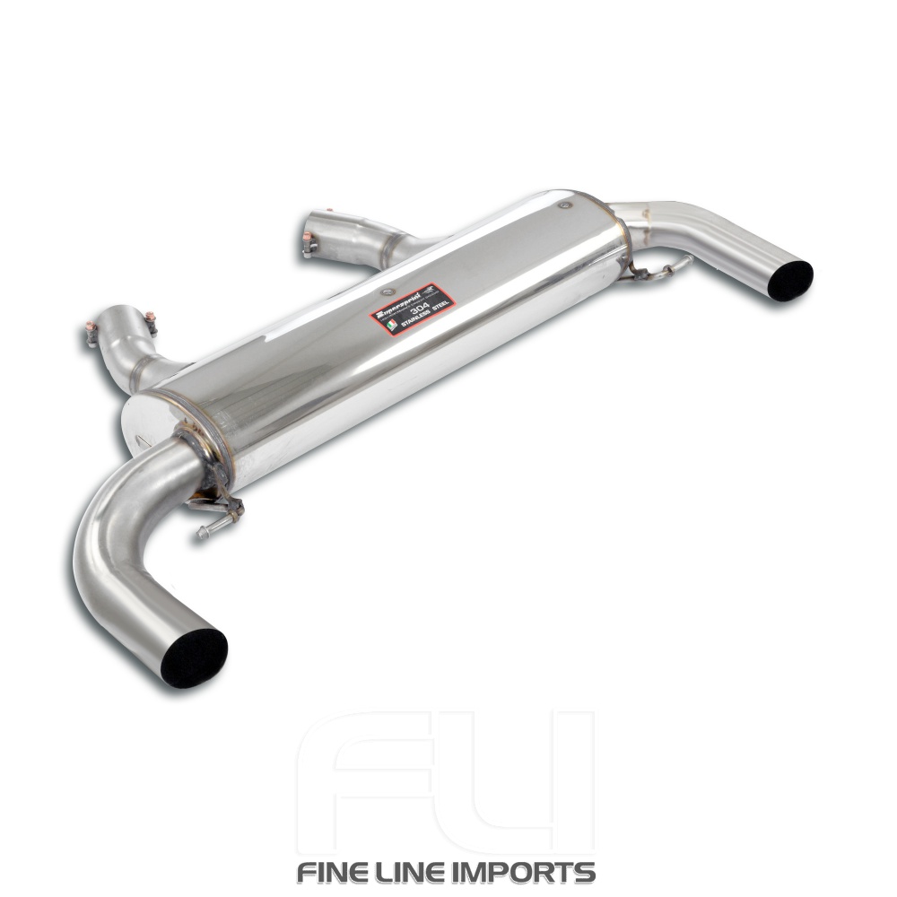 SS049804 - Supersprint Rear exhaust Right - Left Racing(For OEM endpipes)