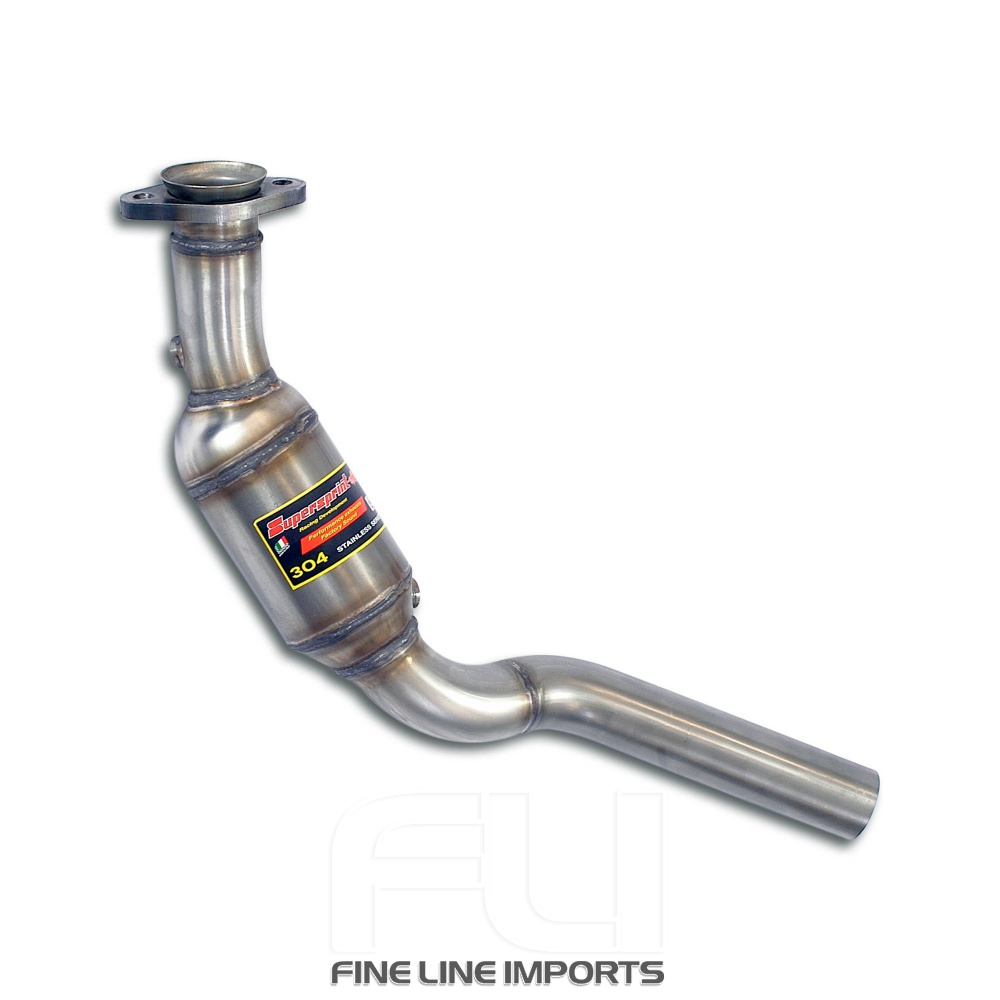 SS131222 - Supersprint Downpipe Left + Metallic catalytic converter