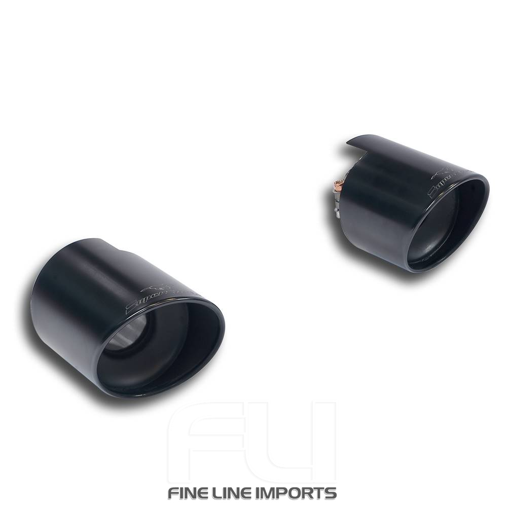 SS131544 - Supersprint Endpipe kit Right - Left Gun Metal Grey O 120