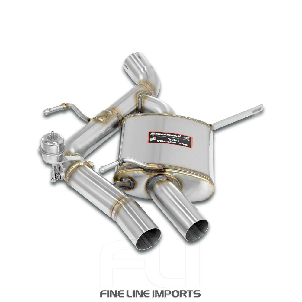 SS131974 - Supersprint Rear exhaust Race Left with valve (Vacuum)