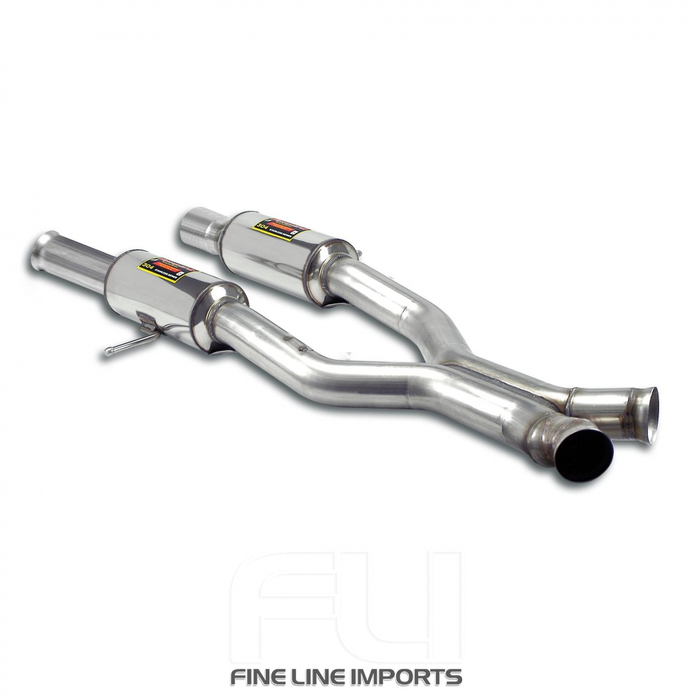 SS172223 - Supersprint Central muffler + X-Pipe(short wheelbase)