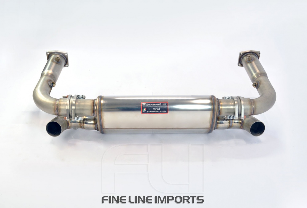 SS243334 - Supersprint Rear exhaust Right + Left Race (replace the OEM catalytic converter)