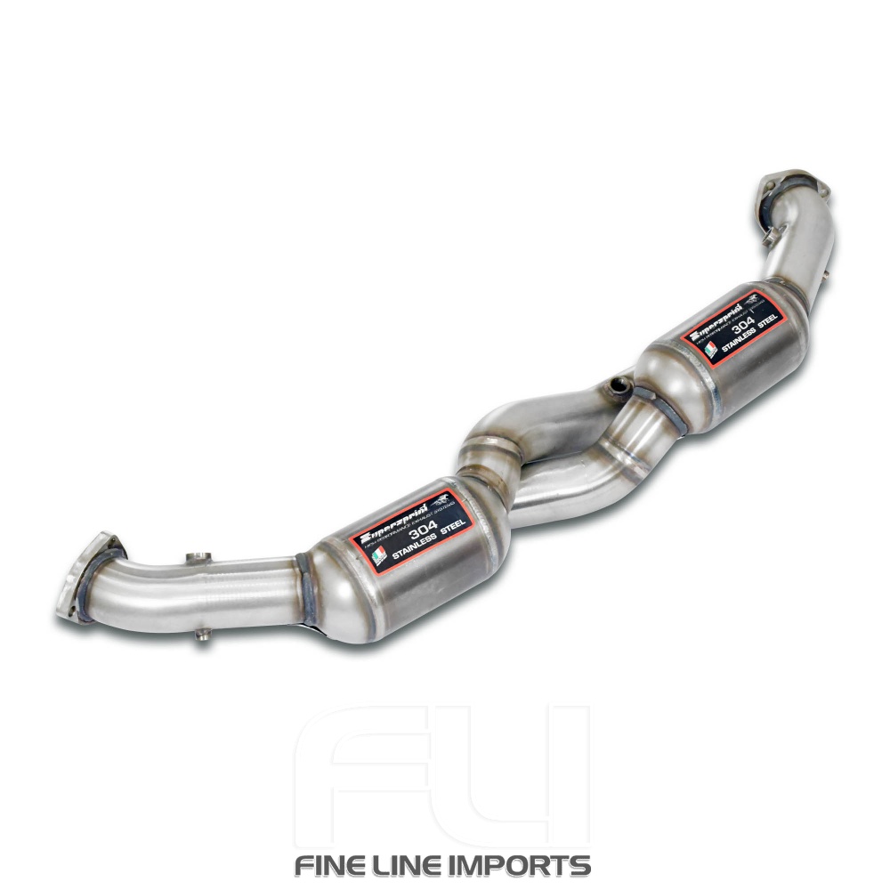 SS243402 - Supersprint Front pipe Right + Left with Metallic catalytic converter 100CPSIAccepts the stock rear mufflers