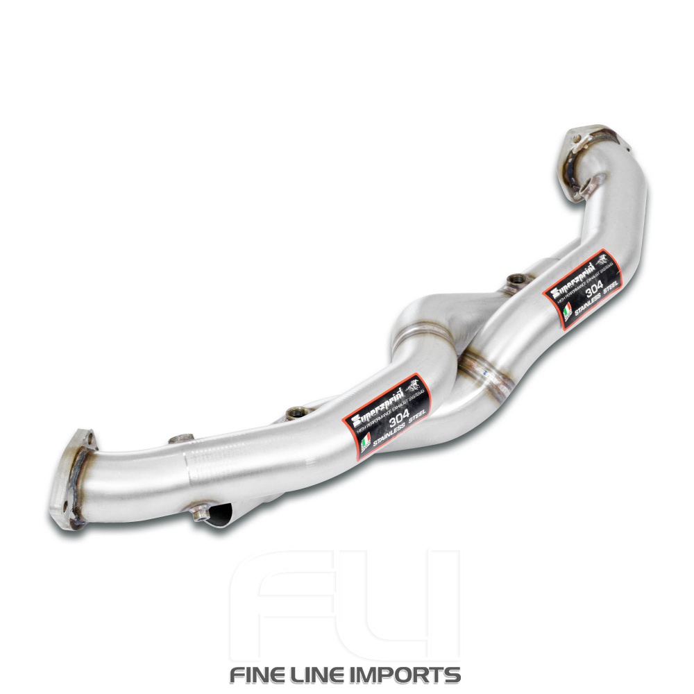 SS243412 - Supersprint Front pipe kit Right + LeftReplaces catalytic converterAccepts the stock rear mufflers