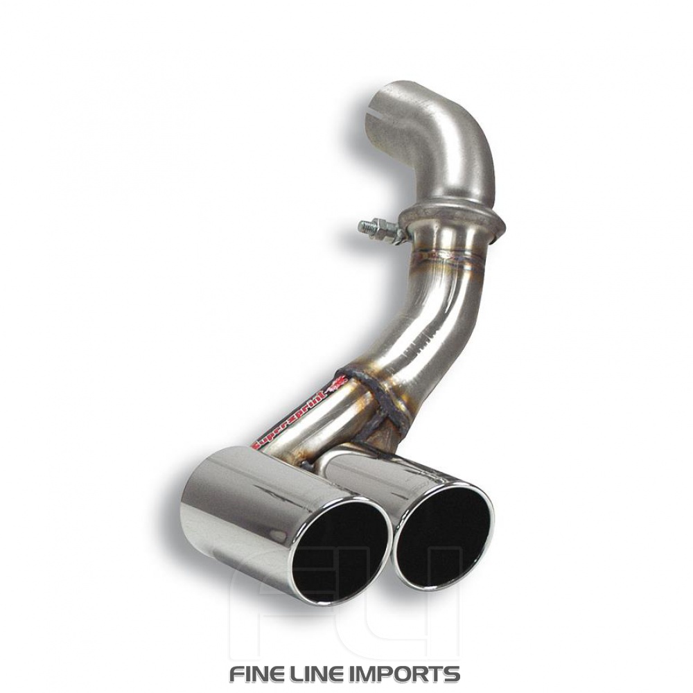 SS243416 - Supersprint Connecting pipe kit + Endpipe Right OO 80