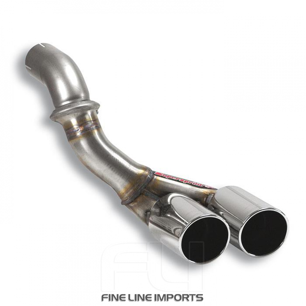 SS243436 - Supersprint Connecting pipe kit + Endpipe Left OO 80
