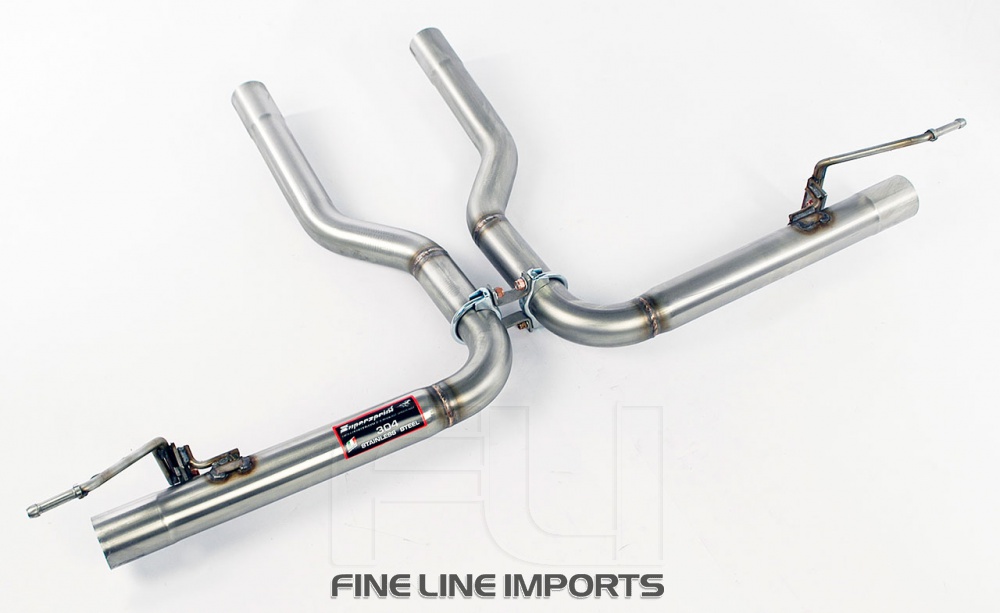 SS244216 - Supersprint Rear pipe Right - Left(Muffler delete)